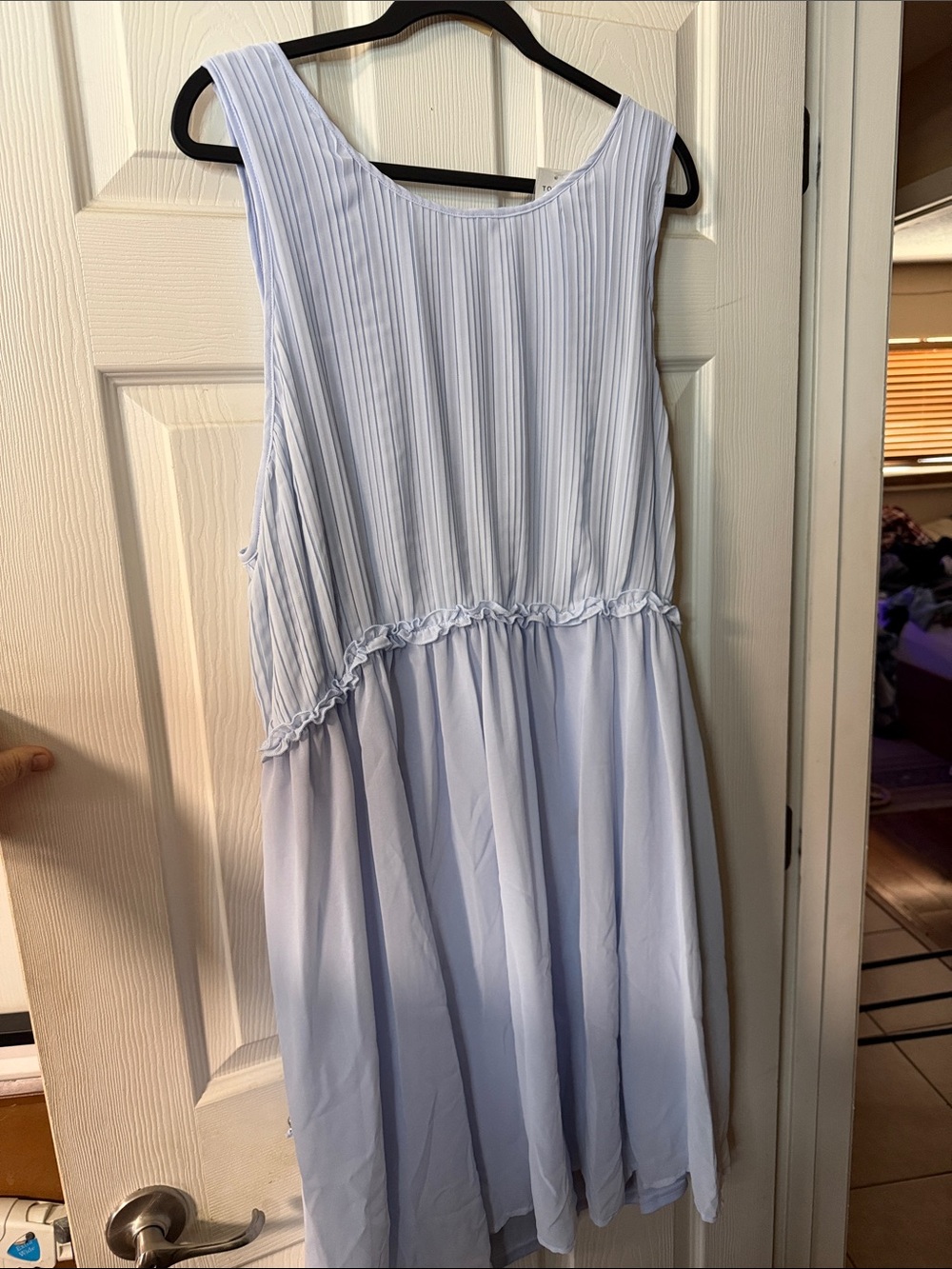 Torrid Disney Cinderella NWT Light Blue Pleated Bodice Sleeveless Dress
